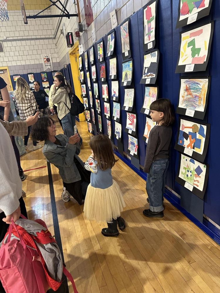 Student artwork on display at the PS 88Q Art Show (photo 5 of 10)