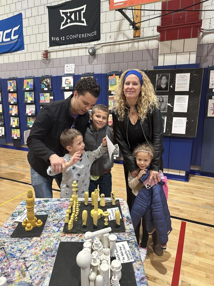 Student artwork on display at the PS 88Q Art Show (photo 9 of 10)