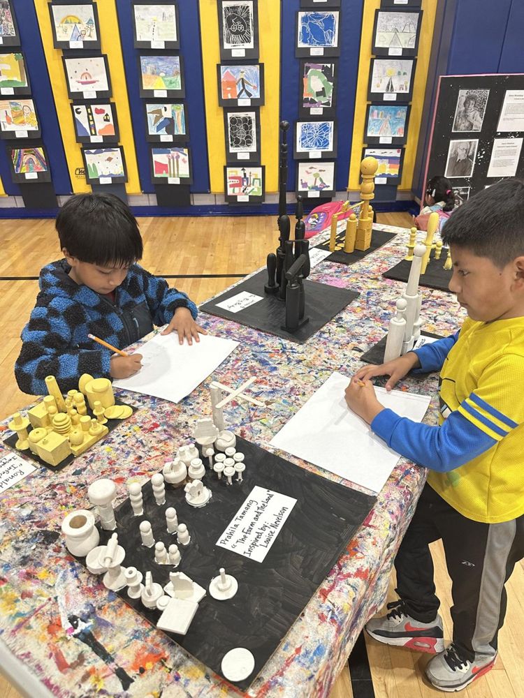Student artwork on display at the PS 88Q Art Show (photo 10 of 10)